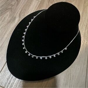 Rachel zoe sterling silver cubic zirconia necklace